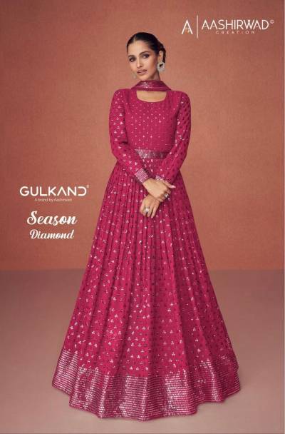 Season Diamond By Aashirwad Designer Partywear Readymade gown Collection